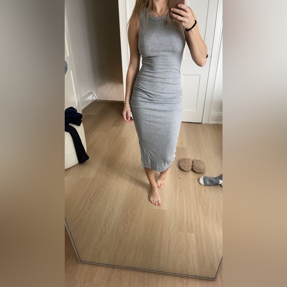 *Never worn* Michael Stars Wren midi dress in Heather grey - Picture 2 of 4